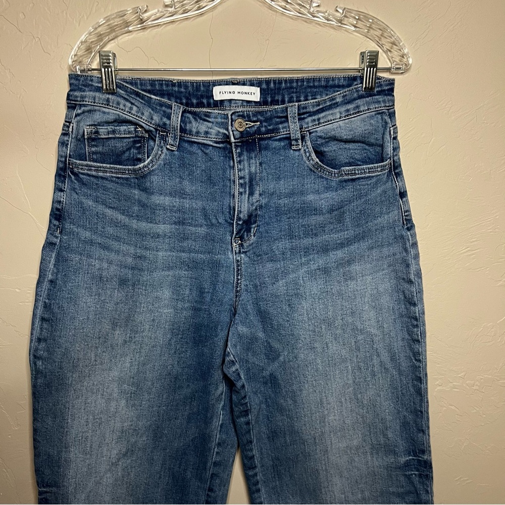 Flying Monkey Light Blue Wide Leg Jeans - Picture 5 of 14